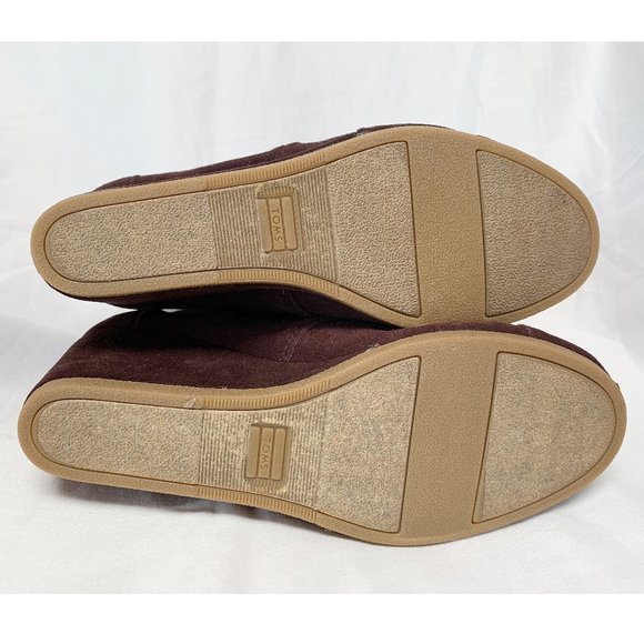 Toms Desert Wedge Suede Bootie - Brown - Picture 7 of 8